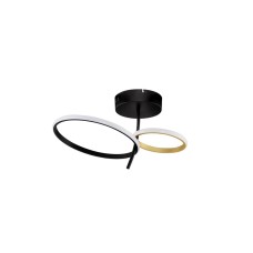 9001110 Плафонска светилка IMAR  песочно црна со златно LED 30W димабилна Nova Luce 